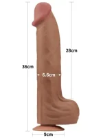 14'' Dual Layer Çift Katmanlı Dev Dildo 36 cm - Görsel 2