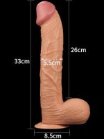 LoveToy Büyü Boy Gerçekçi Penis 30 cm - Görsel 3