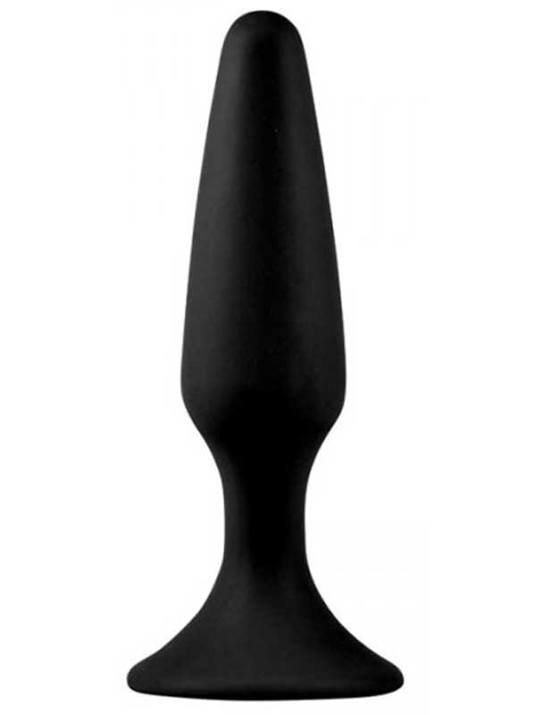 lovetoy-lure-me-silicone-anal-plug-s-11-5-cm-siyah-3 LoveToy Silicone Anal Plug S 11.5 cm Siyah - Görsel 1