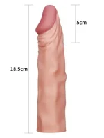 X Tender Gerçekçi Penis Kılıfı 5 cm Uzatmalı - Görsel 2