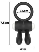 LoveToy Klitoris Uyarıcılı Titreşimli Silikon Penis Halkası - Görsel 4