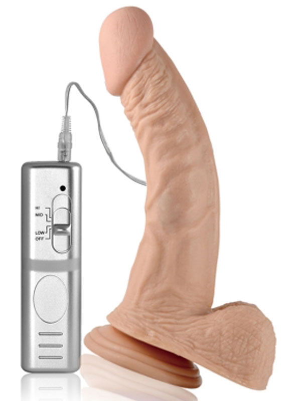 lovetoy-real-extreme-egik-realistik-titresimli-dildo-22-cm LoveToy Titreşimli Penis 22 cm - Görsel 1