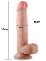 LoveToy Çift Katmanlı Dildo 20 cm - Görsel 5
