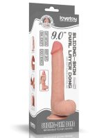 Kayar Derili Çift Katmanlı Realistik Dildo 23 cm - Görsel 5