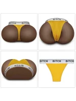 Çift Girişli Gerçekçi Tangalı Siyah Kalça 2.5 kg - Görsel 2