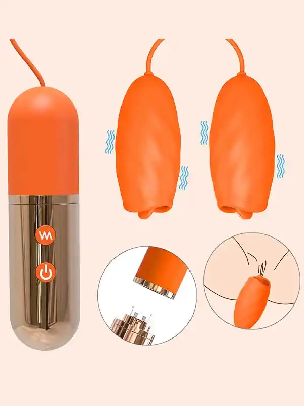 magic-bean-3-sarjli-dil-stimulasyonlu-2li-titresim-toplari 2'li Şarjlı Dil Stimülasyonlu Titreşim Topları - Görsel 1