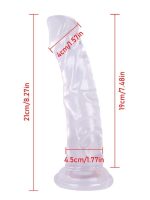 Noctis 21cm Beyaz Dildo No:77 - Görsel 5