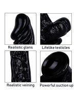 Noctis 27cm Siyah Dildo No:70 - Görsel 5