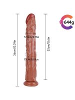 Noctis 34cm Kahverengi Realistik Dildo No:164 - Görsel 5