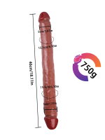 Noctis 46cm Kahverengi Çift Taraflı Dildo No:88 - Görsel 4