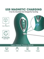 NOXXX Vakumlu ve Dil Yalamalı Titreşimli Şarjlı Göğüs Vajina Pompası - Görsel 4