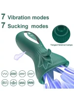NOXXX Vakumlu ve Dil Yalamalı Titreşimli Şarjlı Göğüs Vajina Pompası - Görsel 3