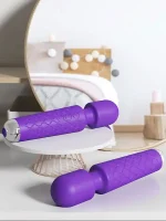 NOXXX Wand Masaj Aleti Şarjlı 28 Fonksiyonlu Mor - Görsel 4