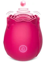 NOXXX Gül Tasarımlı Titreşimli Vakumlu Klitoral Vibratör - Görsel 4