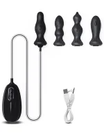 Titreşimli ve Şarjlı Şişirilebilir Anal Set - Görsel 5