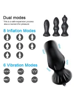 Titreşimli ve Şarjlı Şişirilebilir Anal Set - Görsel 6