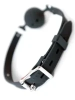 NOXXX  Delikli Silikon Ağız Topu Siyah - Görsel 3