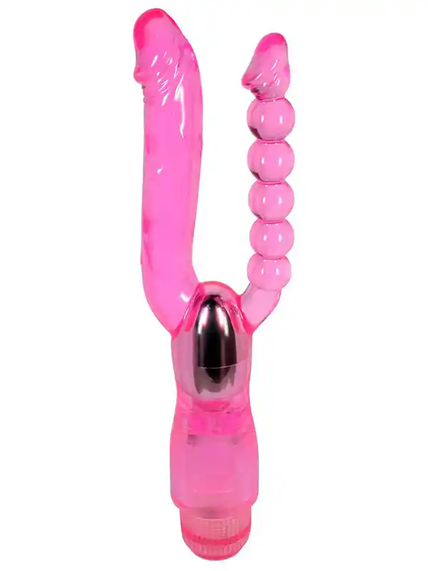 noxxx-titresimli-double-vibrator NOXXX Double Penetrasyon Titreşimli Vibratör - Görsel 1