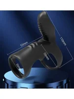 NOXXX Klitoris Uyarıcılı Titreşimli Penis Halkası - Görsel 4