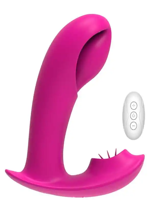 noxxx-titresimli-ve-dil-sitimilasyonlu-uzaktan-kumandali-sarjli-vibrator NOXXX Uzaktan Kumandalı Titreşimli Şarjlı Dil Sitimilasyonlu Vibratör - Görsel 1
