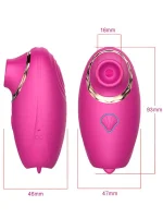 NOXXX Dil Özellikli Vakumlu Şarjlı Titreşimli Orgazm Vibratörü - Görsel 4