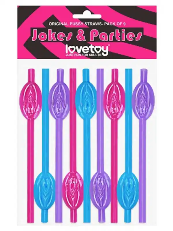 original-pussy-straws-vajina-pipet-9-adet Pussy Straws Vajina Pipet 9 Adet - Görsel 1