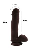 Philander Melez 18cm Kıkırdaklı Gerçekçi Dildo - Görsel 5