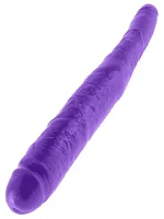Double Dillio 16" Çift Başlı Dildo 43 cm Mor - Görsel 2