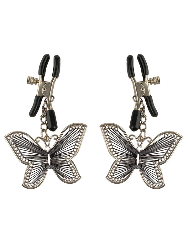 pipedream-fetish-fantasy-kelebekli-gogus-klipsi-2 Göğüs Klipsi Kelebek Deseninde - Görsel 1