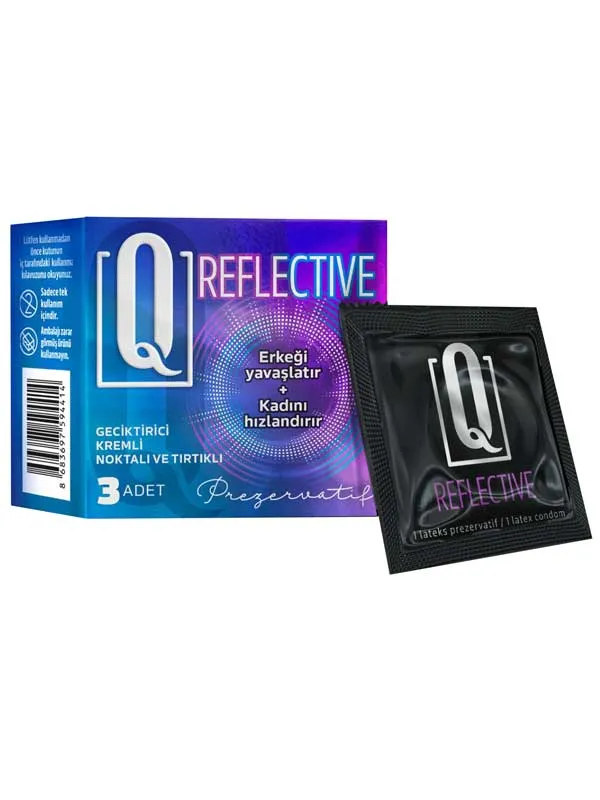 q-reflective-prezervatif-ozel-kremli-3lu-paket Prezervatif Özel Kremli 3'lü Paket - Görsel 1