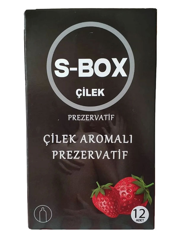 s-box-cilek-aromali-prezervatif-12li-190513-1 S-Box Çilek Aromalı Prezervatif 12'li - Görsel 1