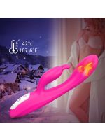 S-Hande Çift Motorlu Isıtmalı 9 Modlu Tavşan Vibratör - Görsel 3