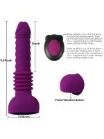 İleri Geri Hareketli Uzaktan Kumandalı Şarjlı Vibratör - Görsel 5