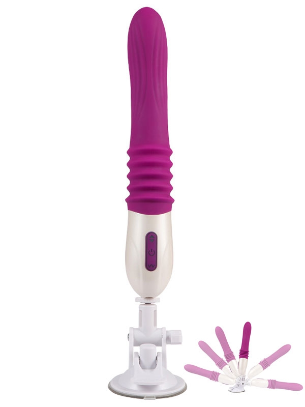 shequ-mason-vantuzlu-ileri-geri-hareketli-sarjli-dizayn-vibrator Vantuzlu İleri Geri Hareketli Şarjlı Dizayn Vibratör - Görsel 1