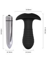 Giyilebilir Titreşimli Spiral Butt Plug - Görsel 3