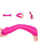 Güçlü Esnek Şarjlı Vibratör 21 cm - Görsel 4