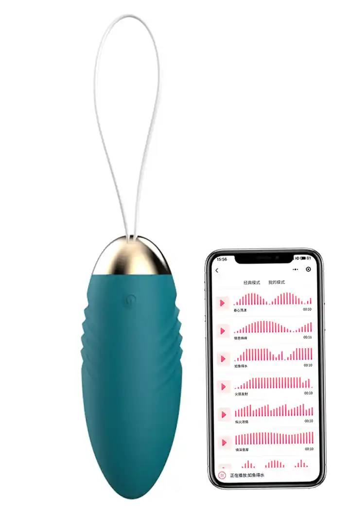 telefon-kontrollu-giyilebilir-sarjli-egg-vibrator APP Control Giyilebilir Şarjlı Vibratör - Görsel 1