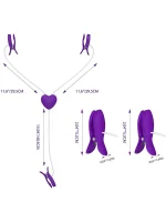 Vajina ve Göğüs Klipsi 3'lü Titreşimli Şarjlı - Görsel 3