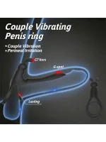 Titreşimli ve Klitoris Uyarıcılı Şarjlı Penis Halkası - Görsel 5