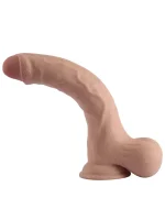 10" Dual Layer Oynar Derili Gerçekçi Penis 25 cm - Görsel 5