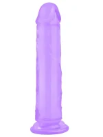 8.5" Realistik Mor Jel Dildo 21.5 cm