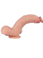 Vibrating Realistik Dokulu Titreşimli Dildo 21 cm - Görsel 3