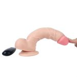 21 cm Gerçekçi Titreşimli Dildo Vibratör Penis - Beast - Görsel 3