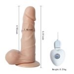 10 Titreşimli Oynar Başlı USB Şarjlı 14,5 cm Teknolojik Vibratör Penis - Super Man S - Görsel 4