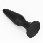 11,5 cm Vantuzlu Silikon Anal Plug - Görsel 3