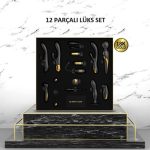 12 Parçalı 18K Altın Kaplamalı Elit Vibratör Seti - Queen's Collection - Görsel 2