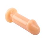 12,5 cm Vantuzlu Silikon Anal Plug - Görsel 2