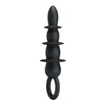 13,2 cm Vantuzlu Halkalı Anal Alıştırıcı Tıkaç - Görsel 2