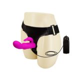 15 cm Belden Bağlamalı Titreşimli Strapon Penis Dildo - Görsel 2