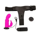 15 cm Belden Bağlamalı Titreşimli Strapon Penis Dildo - Görsel 5
